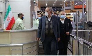 عکس خبري -بازديد وزير بهداشت از نحوه غربالگري مسافران در فرودگاه امام(ره)