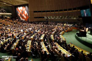 عکس خبري -رژيم صهيونيستي در مجمع عمومي سازمان ملل محکوم شد
