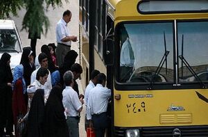 عکس خبري -خدمات رايگان اتوبوسراني تهران به نمازگزاران عيد فطر