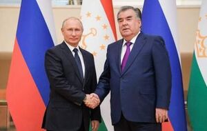 عکس خبري -رؤساي جمهوري تاجکستان و روسيه گفت وگو کردند