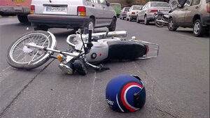 عکس خبري -?کشته و ?مصدوم در برخورد دو موتورسيکلت