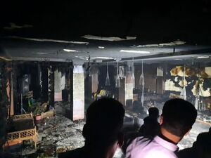 عکس خبري -علت آتش‌سوزي جشن تولد شهريار انفجار بادکنک هليومي نبود