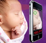 عکس خبري -  دماي بدن کودکتان را با تلفن همراه بسنجيد!