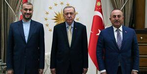 عکس خبري -دعوت اميرعبداللهيان از اردوغان براي سفر به ايران