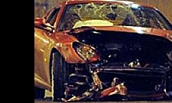 عکس خبري -خودروي تصادفي رونالدو به حراج گذاشته شد