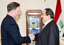 عکس خبري -ديدار سفير آمريکا با وزيرخارجه عراق