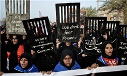 عکس خبري -تظاهرات زنان در منامه