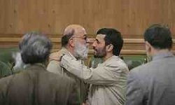 عکس خبري -ديدار غيرمنتظره چمران با احمدي‌نژاد