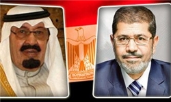 عکس خبري -گفت‌وگوي تلفني مرسي با پادشاه عربستان