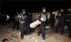 عکس خبري -حمله شبانه صهيونيست‌ها به خيمه‌هاي فلسطيني
