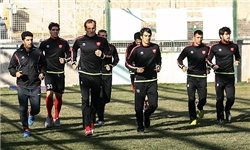 عکس خبري -پرسپوليسيها در دانشگاه تمرين کردند