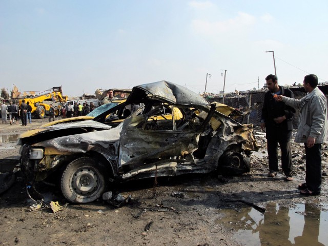 عکس خبري -11 بمب گذاري پياپي و خونين امروز بغداد را لرزاند
