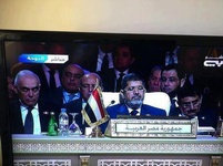 عکس خبري -خواب مرسي و هيات همراهش در نشست دوحه!