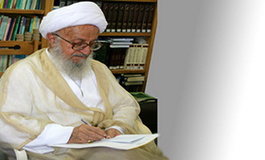 عکس خبري -نظر آيتالله مکارمشيرازي درباره استفاده از کرم و صابون حلزون
