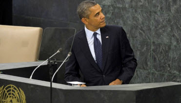 عکس خبري - اوباما در مجمع عمومي: با چالشهاي بزرگي مواجه شده ايم