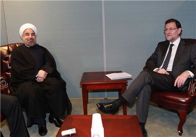 عکس خبري -ديدار روحاني با نخست وزير اسپانيا