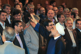 عکس خبري -حاشيه‌هاي اولين حضور روحاني در دانشگاه