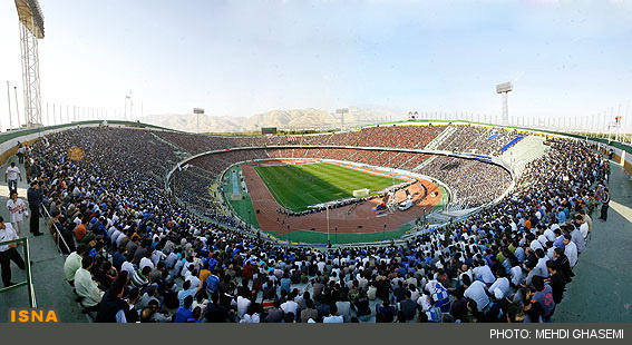 عکس خبري -آزادي چهارمين ورزشگاه بزرگ دنيا