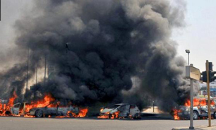 عکس خبري -انفجار در منطقه "الزيتون" بغداد 8 كشته وزخمي به جا گذاشت