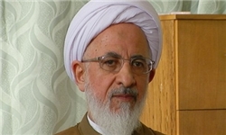 عکس خبري - رئيس سازمان انرژي اتمي با آيتالله جوادي آملي از مراجع تقليد قم ديدار کرد.