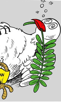 عکس خبري -کاريکاتور/کمکهاي غير کشنده براي تروريستهاي سوري!