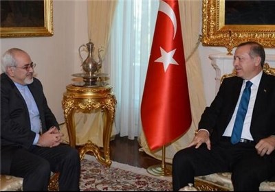 عکس خبري -استقبال "ظريف" و "اردوغان" از اجلاس کميسيون مشترک اقتصادي ايران و ترکيه