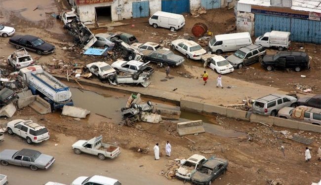 عکس خبري - عربستان غرق مي شود ! + عکس