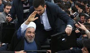 عکس خبري -روحاني وارد جاسک شد