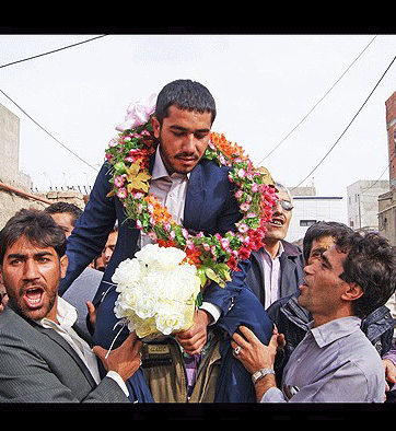 عکس خبري -گزارش تصويري/استقبال از رامين حضرتي مرزبان ربوده شده