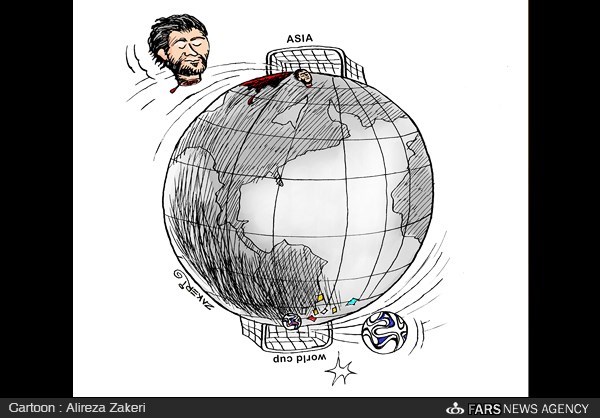 عکس خبري -کاريکاتور/خاورميانه گل خورد!