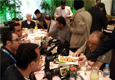 عکس خبري -ضيافت شام سفير ايران در برزيل براي خبرنگاران