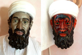 عکس خبري -جنگ عروسك‌هاي سيا با هواداران بن لادن