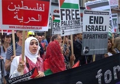 عکس خبري -تظاهرات يهوديان در ?? شهر آمريکا ضد جنايات صهيونيست‌ها در غزه