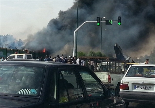عکس خبري -خبر تکميلي/سانحه در فرودگاه مهرآباد/ احتمال کشته شدن  ?? سرنشين هواپيما