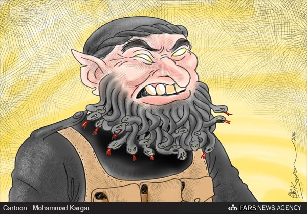 عکس خبري -کاريکاتور/داعش 30 تن از اعضاي خود را کشت