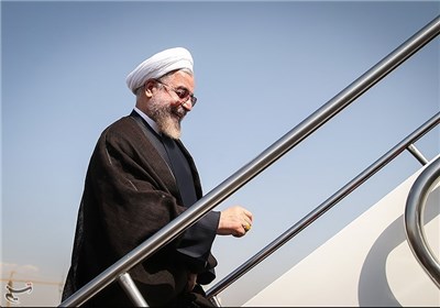 عکس خبري -روحاني کشور را به مقصد نيويورک ترک کرد