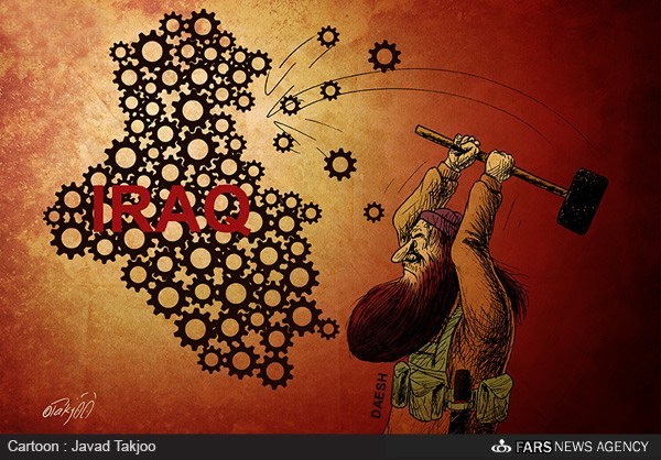 عکس خبري -کاريکاتور/آن روي سکه داعش در عراق