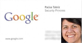 عکس خبري -دختر ايراني، شاهزاده امنيتي گوگل !