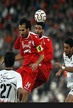 عکس خبري -گزارش تصويري/ديدار تيم هاي فوتبال پرسپوليس و راه آهن