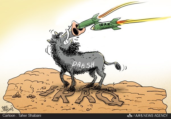 عکس خبري -کاريکاتور/ايران داعش را بمباران کرد