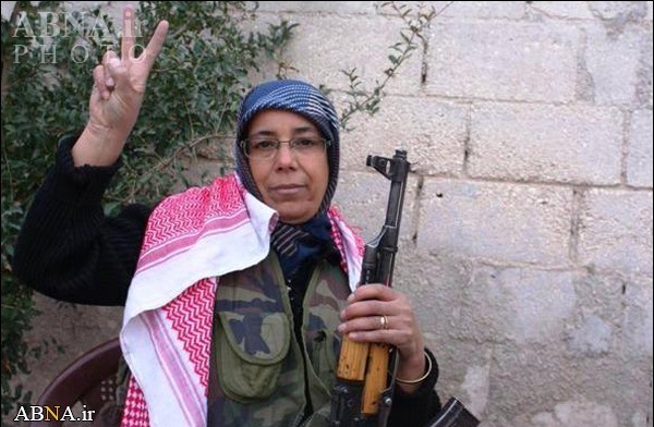 عکس خبري -شير زني که با داعش مي‌ جنگد! +عکس