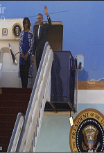 عکس خبري -گزارش تصويري/استقبال پادشاه عربستان از اوباما 