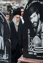 عکس خبري -گزارش تصويري/حضور رهبر انقلاب در مرقد مطهر امام (ره)