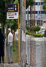 عکس خبري -گزارش تصويري/ آبگرفتگي معابر در پي بارندگي در بندرعباس 