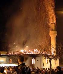 عکس خبري -مسجد تاريخي قبرس در آتش+ عکس 