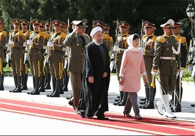 عکس خبري - استقبال رسمي روحاني از رئيس‌جمهوري کره‌جنوبي