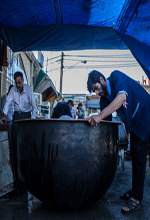 عکس خبري -گزارش تصويري/ پخت آش نذري 