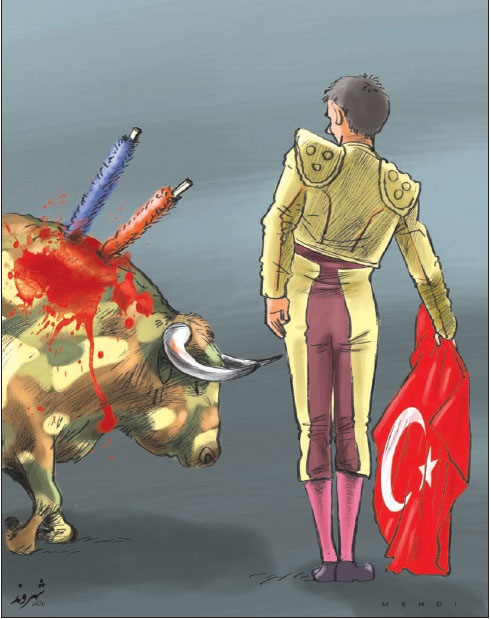 عکس خبري -کاريکاتور/ کودتاي ترکيه اي! 