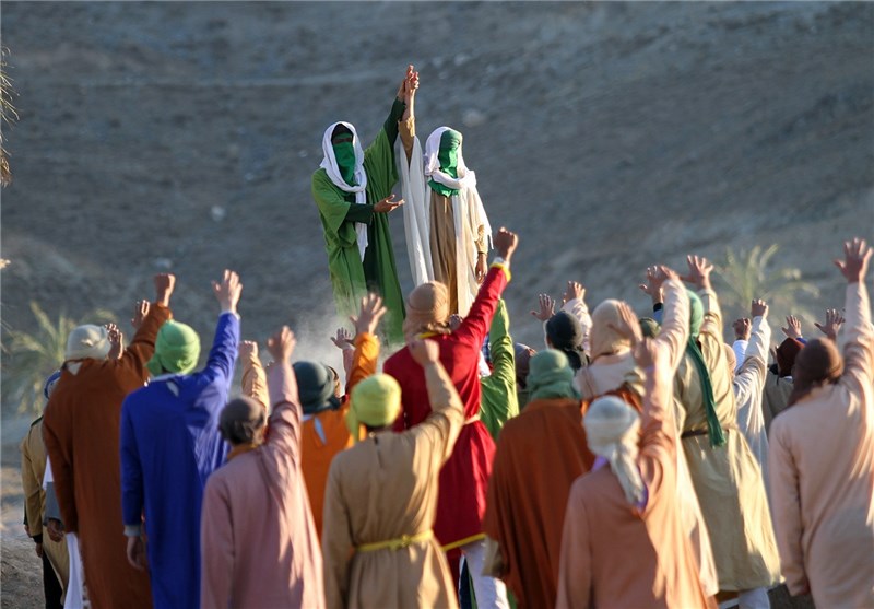 عکس خبري -گزارش اختصاصي نما از مراسم بازسازي «واقعه غدير»