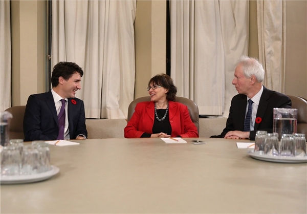 عکس خبري -نخست‌وزير کانادا با هما هودفر ديدار کرد